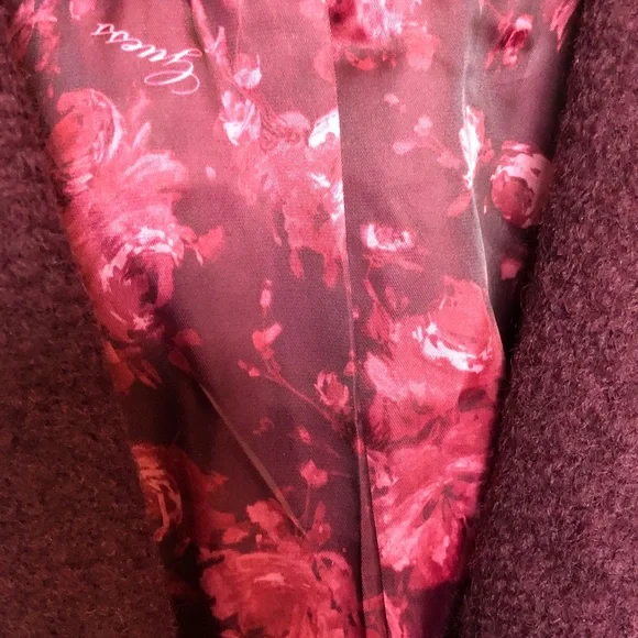Guess Women’s Burgundy Wrap Coat - Picture 6 of 6